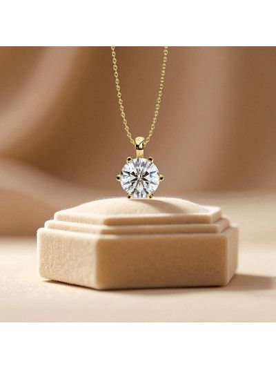 Diamond Solitaire Pendant