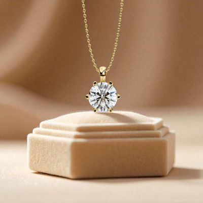 Diamond Solitaire Pendant