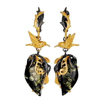Women's Ring in 585° Rose Gold with Onyx